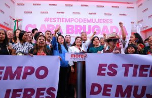 Clara Brugada se registra para competir por la jefatura de Gobierno de la CDMX