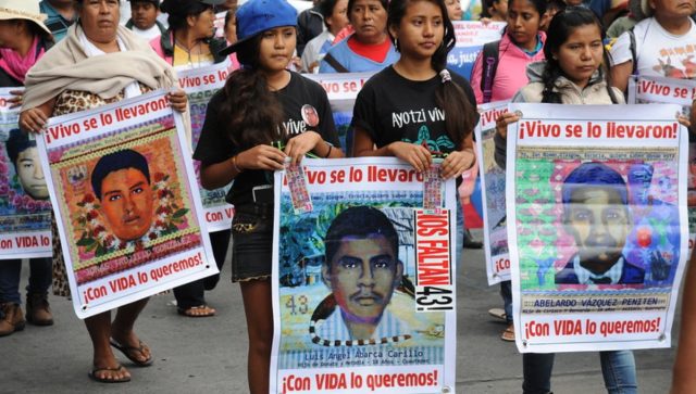 A 9 años de Ayotzinapa, los familiares de los desaparecidos siguen en la lucha