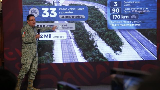 Sedena afirma que el tramo 4 del Tren Maya “avanza a buen ritmo”