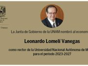 UNAM confirma a Leonardo Lomelí como nuevo rector de 2023-2027
