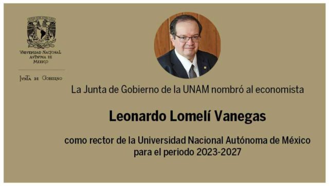 UNAM confirma a Leonardo Lomelí como nuevo rector de 2023-2027