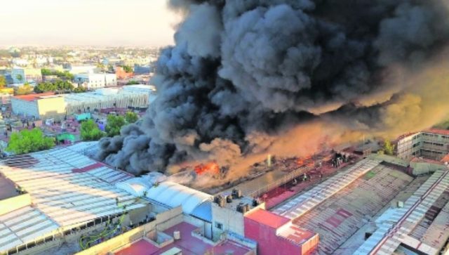 Darán préstamos a afectados por incendio de Tepito