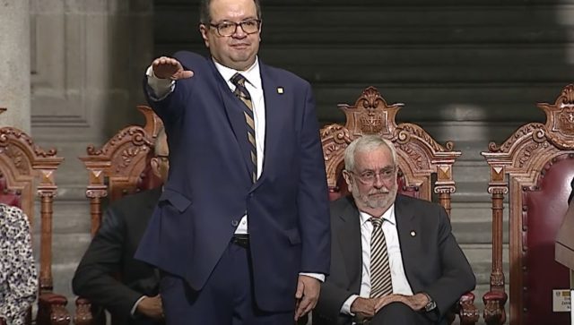 Leonardo Lomelí Vanegas rinde protesta como nuevo rector de la UNAM