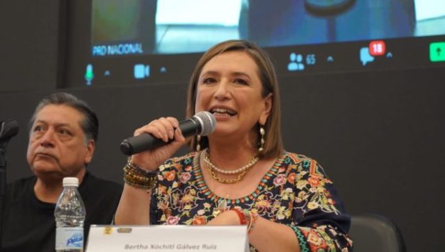 “Si se trata de construir un proyecto en beneficio de México, yo estoy lista”: Xóchitl Gálvez a MC