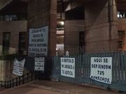 Trabajadores del Jufed inician paro de labores contra reforma judicial Entrada de Jufed en paro de labores