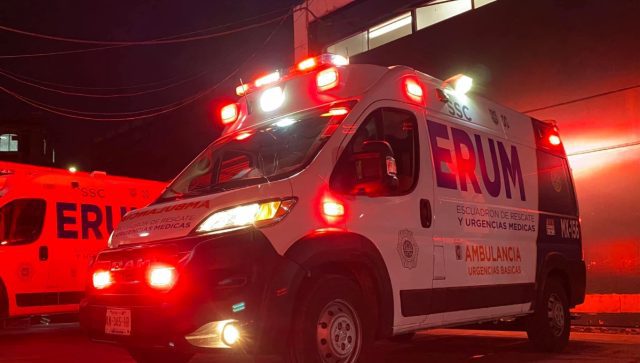 Regreso a clases a “toda máquina” con operativo policial Ambulancia del ERUM