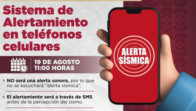 Todo lo que necesitas saber sobre la nueva alerta sísmica en celulares Aviso para estar atentos a la alarma sísmica.