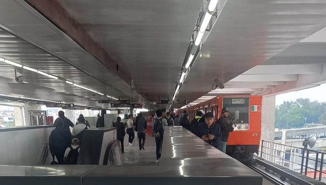 Reabren L9 del Metro tras obras de mantenimiento en las vías Estación Pantitlán L9