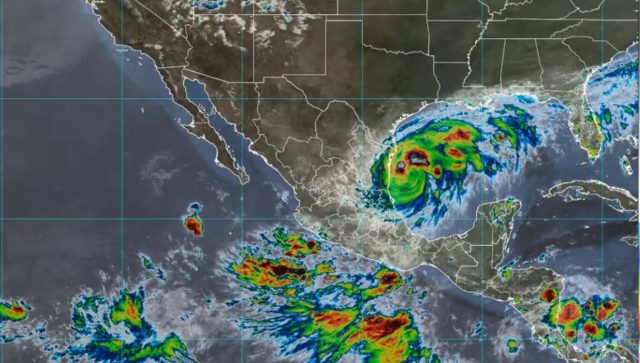 Alerta por ciclón y frente frío: Fuertes lluvias en 17 estados del país Tormenta tropical