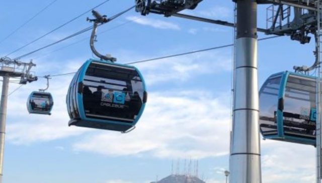El 24 de septiembre, AMLO inaugurará la Línea 3 del Cablebús Línea 3 del Cablebús Santa Fe - Los Pinos