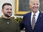 Biden y Zelensky se reúnen en la Casa Blanca para coordinar la entrega de armamento a Ucrania Reunión entre Joe Biden y Volodimir Zelensky