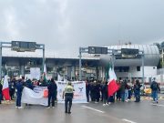 Trabajadores del PJF bloquearon la autopista México-Cuernavaca Trabajadores del PJF bloquearon autopista México-Cuernavaca