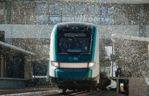 AMLO supervisa Tramo 5 Sur del Tren Maya Tren Maya