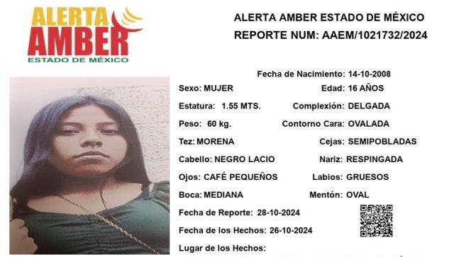 ALERTA AMBER: Desaparecieron Fernanda Nathaly Santiago Pompa y Enya Rubí Corona Pérez en Ecatepec Estado de México