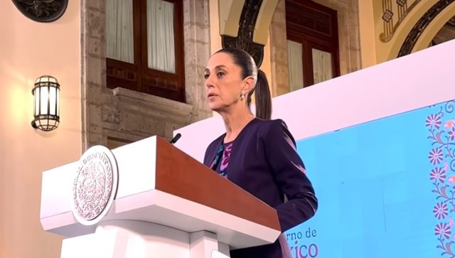 La presidenta Claudia Sheinbaum Pardo, evitó hablar sobre la sentencia de García Luna Claudia Sheinbaum Pardo es cuestionada por la sentencia de García Luna