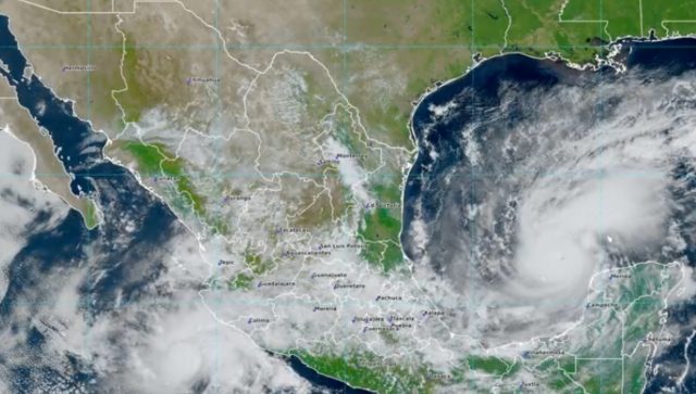 Huracán Milton ya es categoría 5 y provocará fuertes lluvias en la península de Yucatán Huracán Milton / Foto: X @conagua_clima