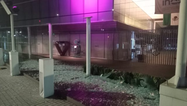 Vandalizan oficinas del INAI en el marco de una propuesta para su posible extinción Oficinas del INAI