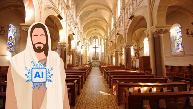 Jesús holográfico impulsado por IA confiesa personas en Suiza