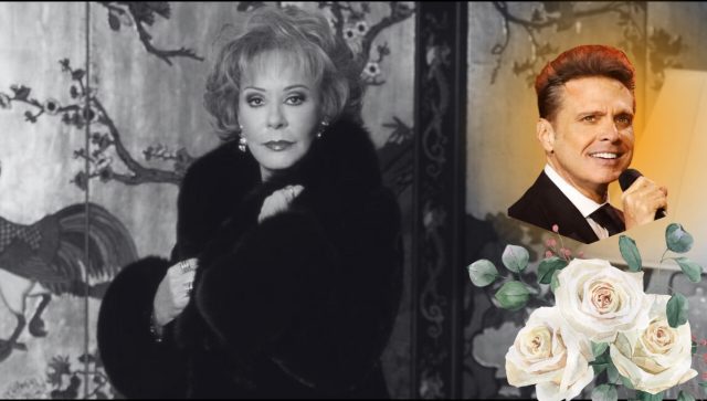 Luis Miguel envía un emotivo arreglo floral al funeral de Silvia Pinal