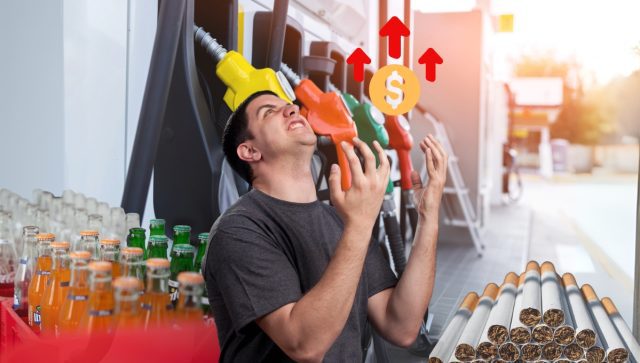 Subirán los precios de gasolinas, tabaco y refrescos por inflación