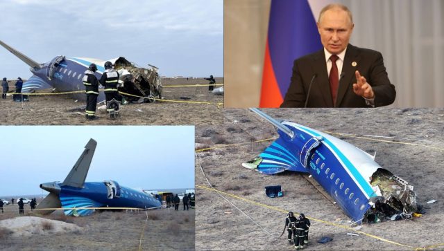 Avión de Azerbaijan Airlines es derribado por misil ruso: 38 muertos