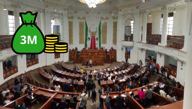 Diputados de la CDMX se otorgan millonario bono de despedida