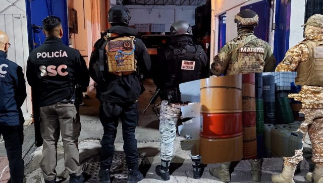 Aseguran más de 15 mil litros de hidrocarburo en la CDMX