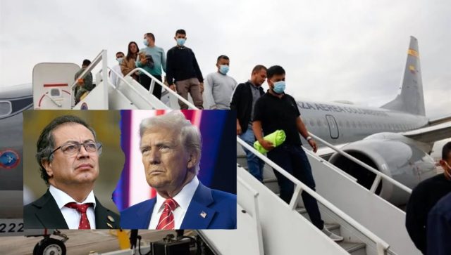 Colombia recibe migrantes deportados tras tensiones con Trump