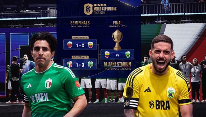 México cae ante Brasil en la Kings World Cup Nations 2025