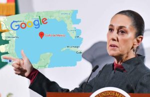 Sheinbaum exige a Google mantener nombre del Golfo de México