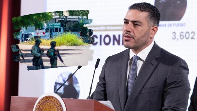 Harfuch reporta ligera contención de la violencia en Sinaloa