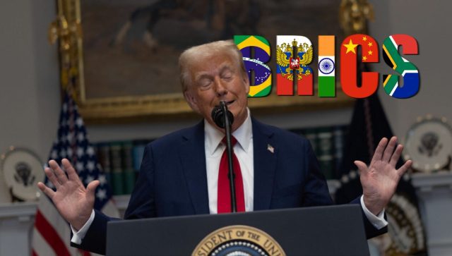Trump amenaza con aranceles del 100% a los BRICS