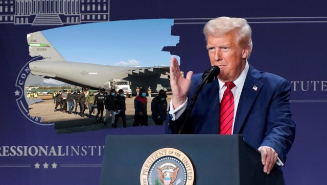 Trump destaca deportaciones y promete fortalecer fronteras