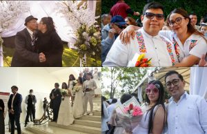 500 parejas se casan en boda colectiva en Los Pinos