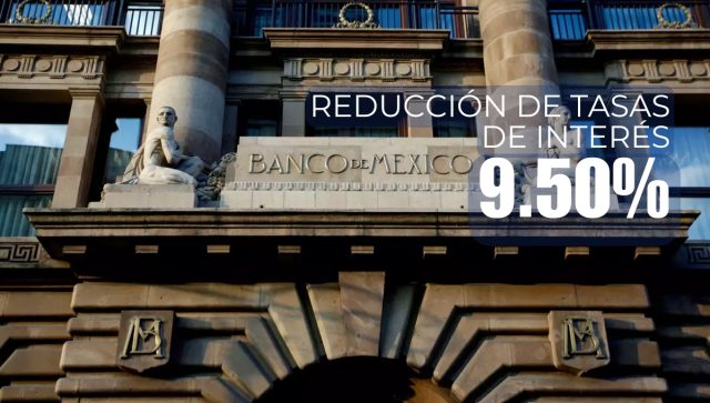 Banxico recorta tasa de interés a 9.50% en primer anuncio de 2025