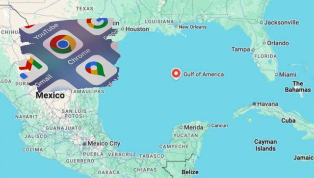 Google cambia el nombre del Golfo de México en EUA