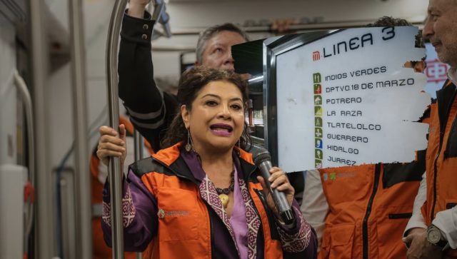 Línea 3 del Metro no cerrará en 2025, confirma Clara Brugada