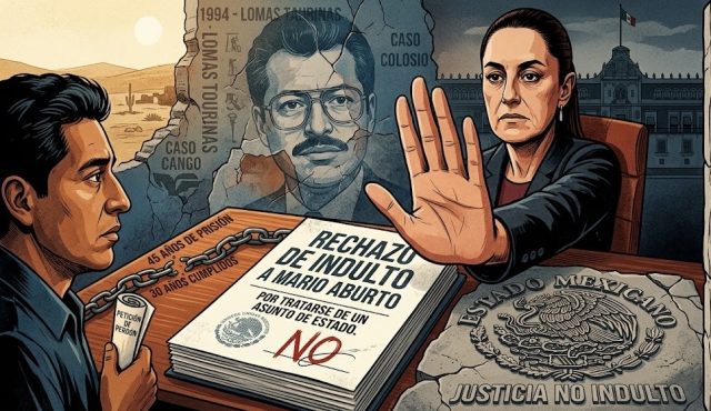 Sheinbau comenta que no puede dar indulto a Aburto por caso Colosio.