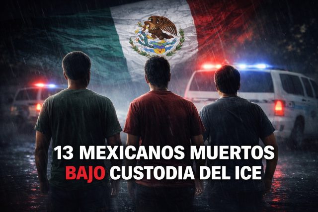 13 mexicanos han fallecidos bajo vigilancia del ICE