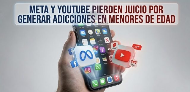 Meta y YouTube son culpables por crear adicción a las redes sociales.