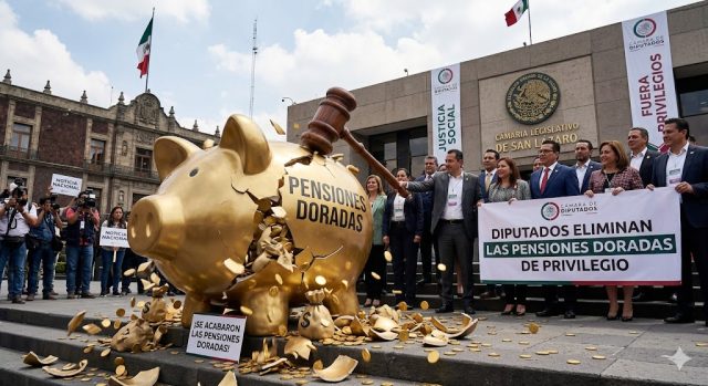 Cámara de Diputados aprueba en lo general la reforma que limita las “pensiones doradas.”