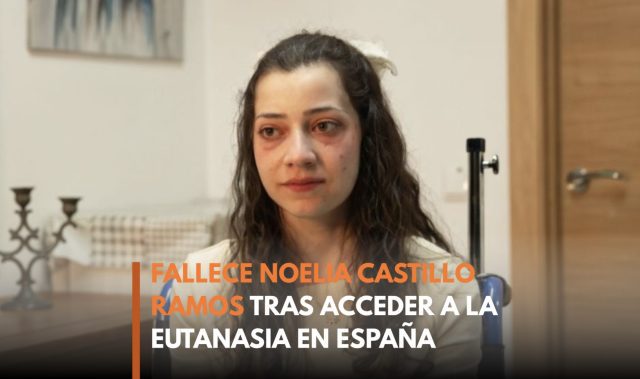 Noelia Castillo, de 25 años, muere por eutanasia en españa.