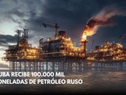 Cuba recibió un petrolero ruso con 100.000 toneladas de crudo.