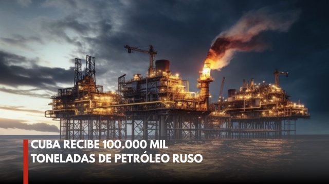 Cuba recibió un petrolero ruso con 100.000 toneladas de crudo.