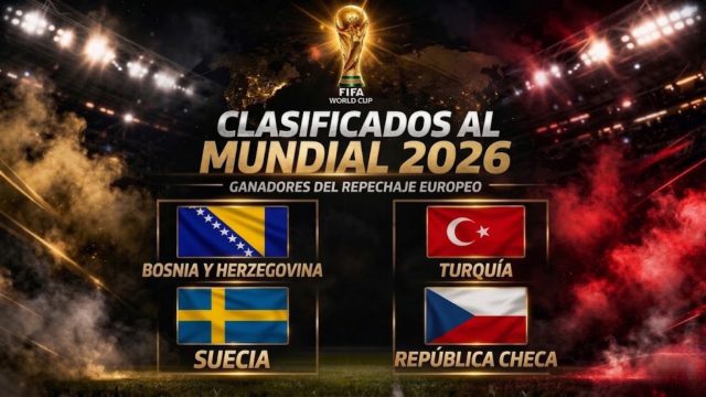 Quedaron definidos los últimos cuatro invitados de UEFA para el Mundial.