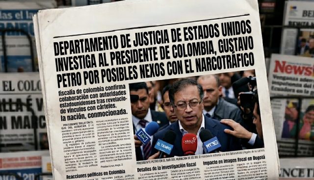 Gustavo Petro, presidente de Colombia, está bajo la lupa de Estados Unidos por supuestos vínculos con el narcotráfico, según el New York Times.