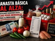 Alza en canasta básica; casi 5 mil pesos mensuales