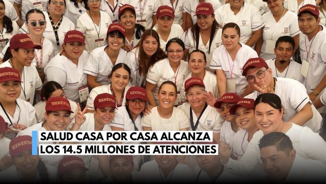 Salud Casa por Casa llega a 14.5 millones de personas