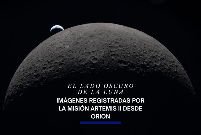La NASA publicó las primeras fotos de la historia del lado oscuro de la luna.