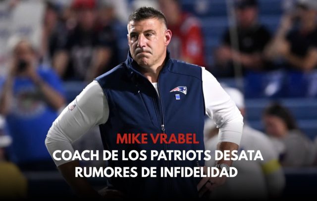 El entrenador de los Patriotas es fotografiado con una periodista que no es su esposa
